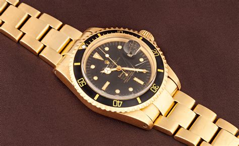 gold rolex submarien|gold Rolex Submariner for sale.